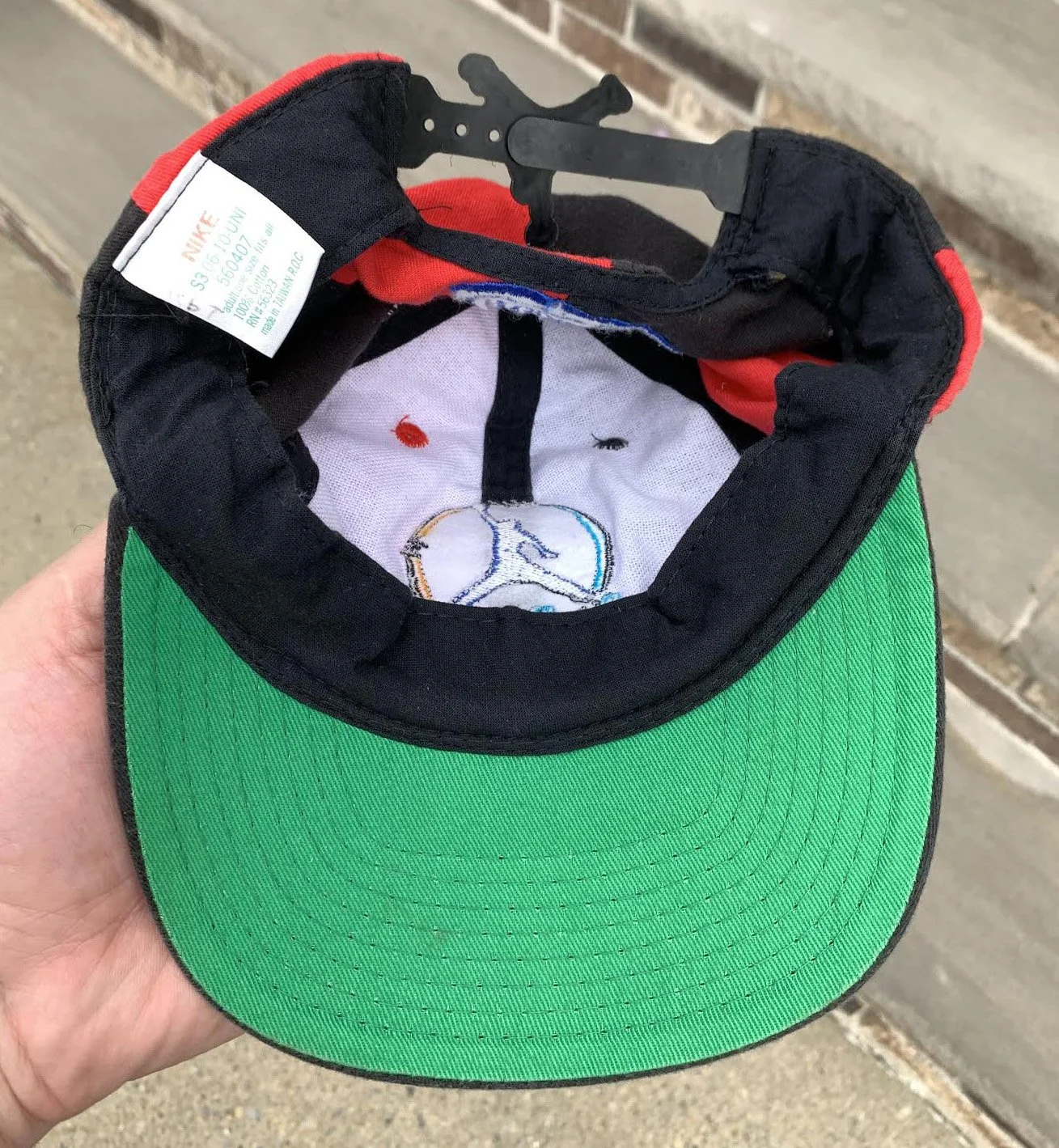 Vintage Nike Air Jordan Aqua 8 Pinwheel Snapback — RootsBK